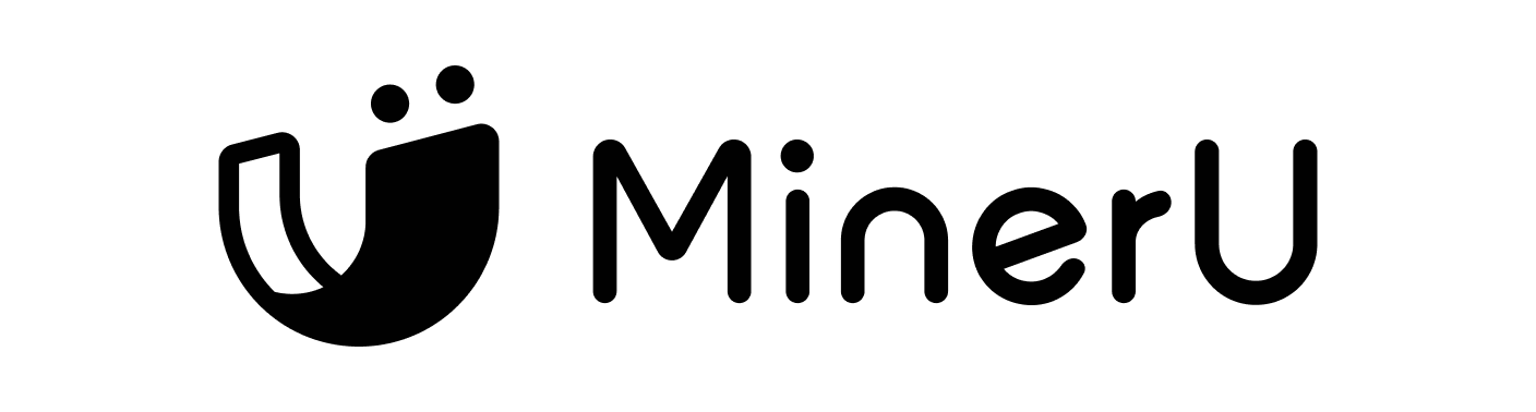 MinerU2.5 architecture diagram showing two-stage parsing pipeline